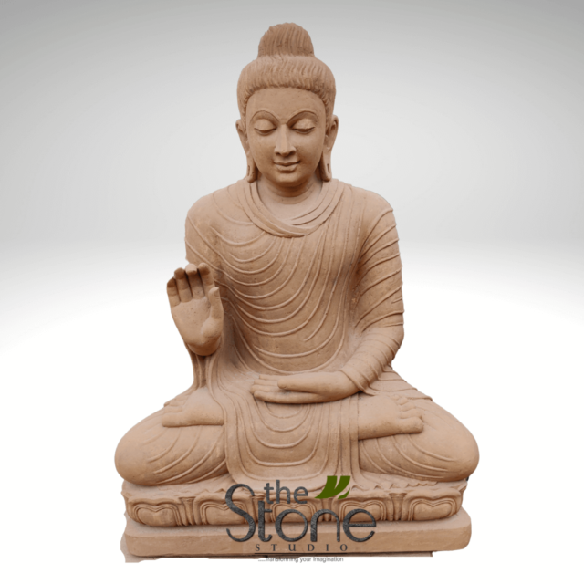 Buddha Garden Statue 4ft: Buy Perfect Idol - The Stone Studio