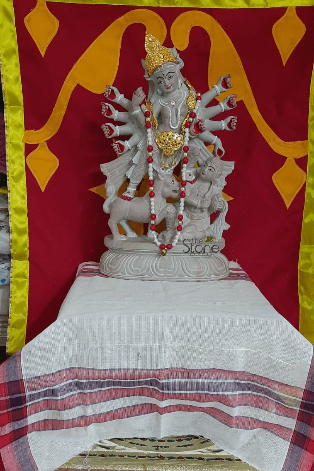 15″ Maa Durga Murti placement