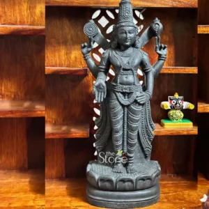 _18″ Vishnu Sculpture placement in Kolkata