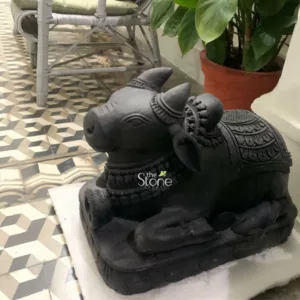 18 inches Black Stone Nandi Statue placement in Dehradun