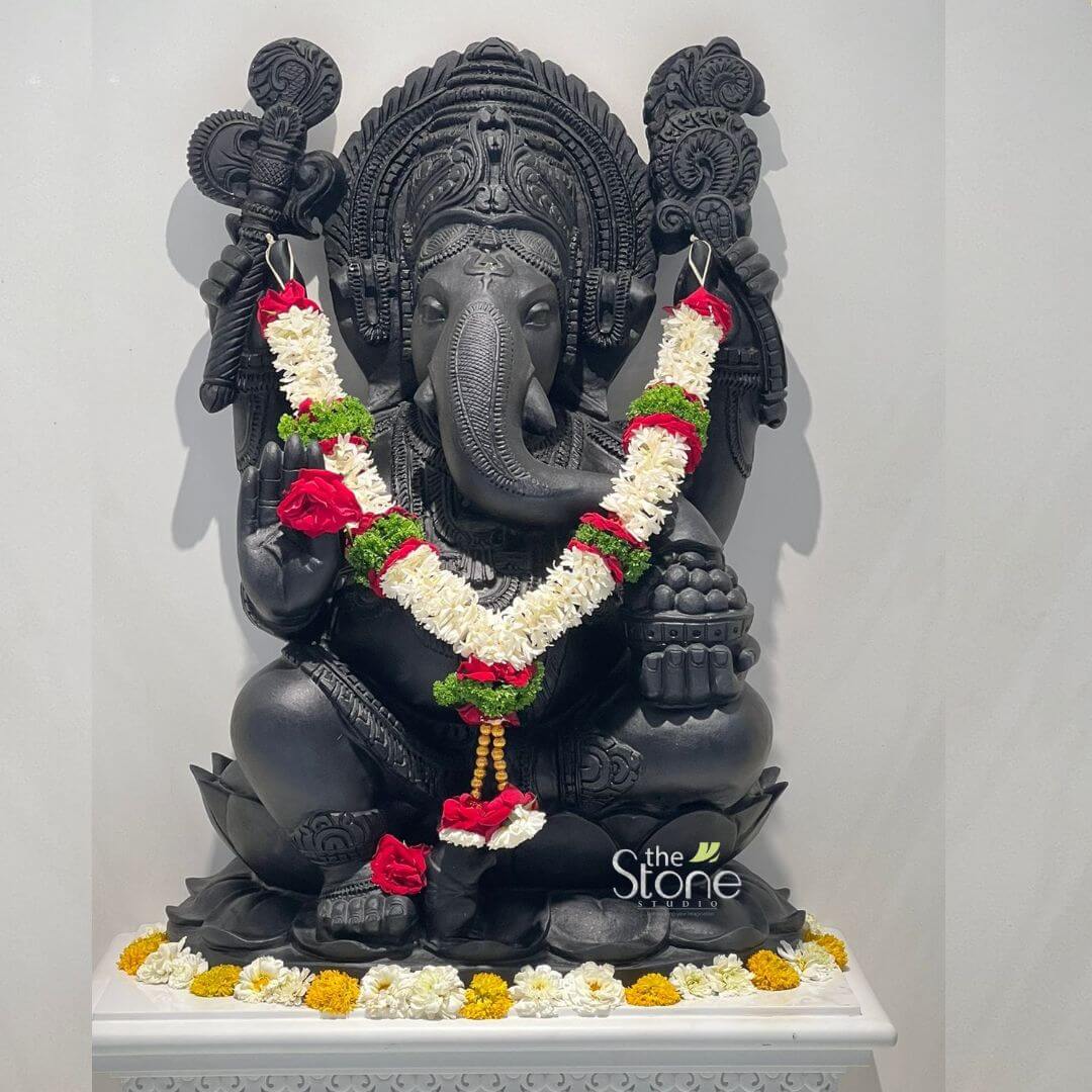 36 inches Ganesh Murti placement in Ahmednagar, Maharashtra