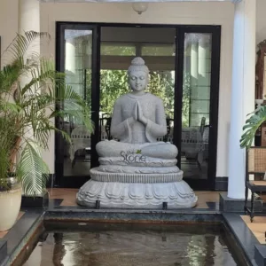 5.5 feet fibre buddha statue placement in Goa