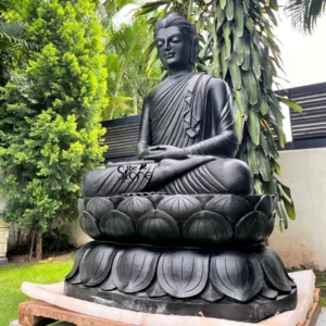 5ft big granite garden buddha statue placement in Haryana