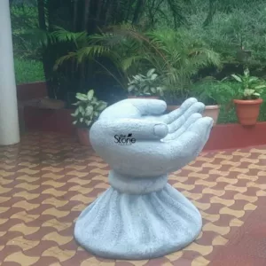 Fibre Palm Bird Bath placement in Khandala