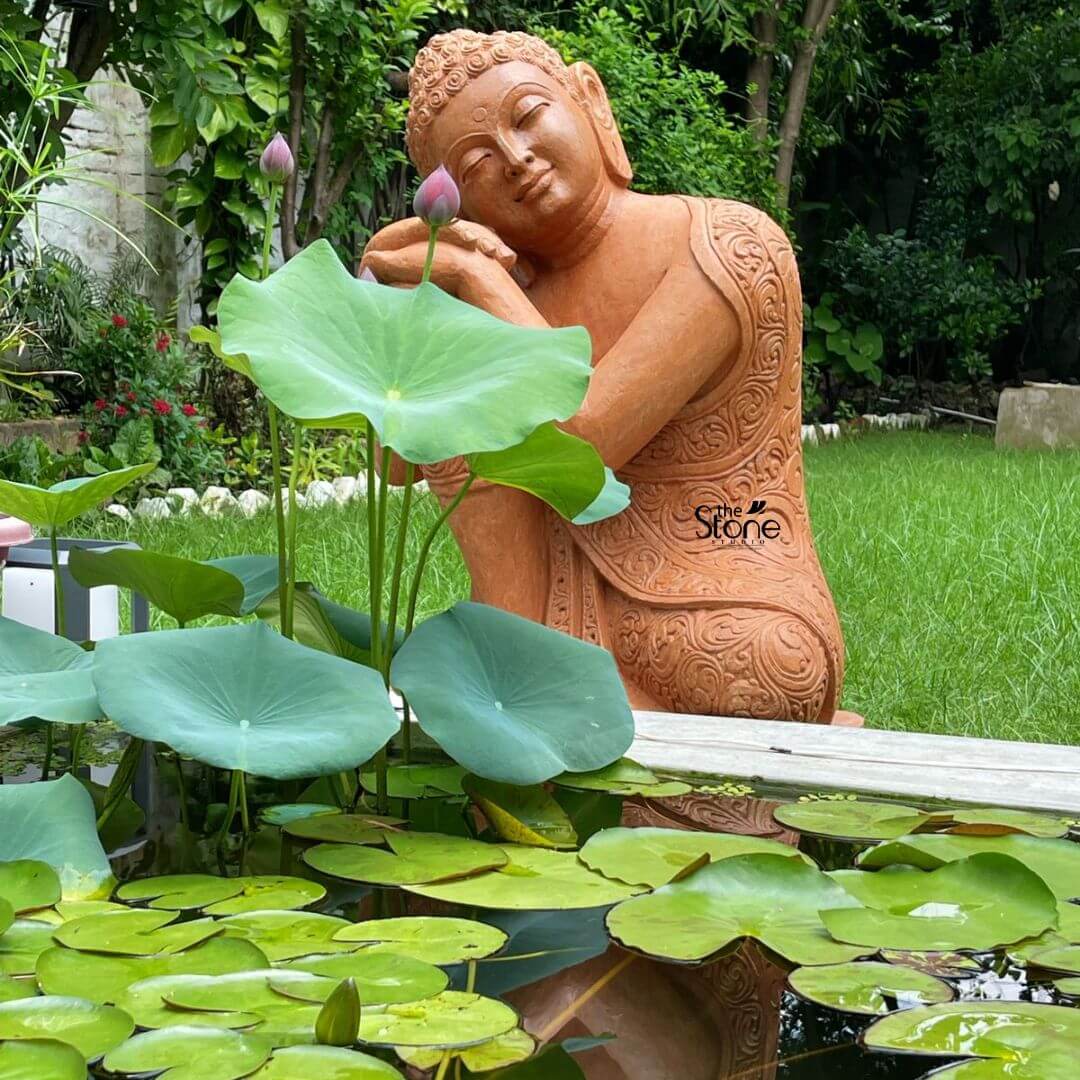 Resting Buddha statue placement in Lucknow
