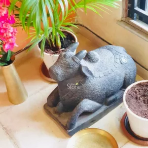 blackstone nandi statue placement in Mumbai