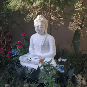 garden buddha statue placement