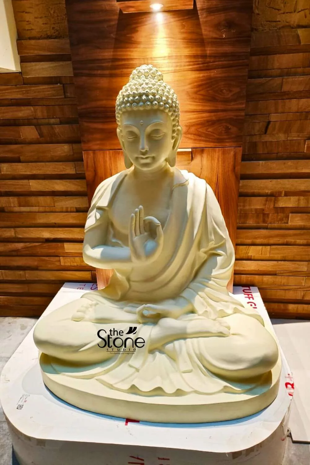 Buddha Statue Indoors 3ft 6 white buddha placement in TAMIL NADU
