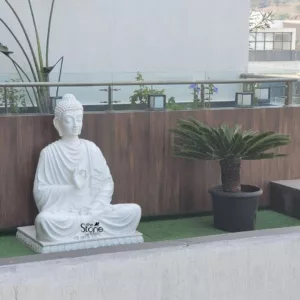 white resin buddha placement in Pune