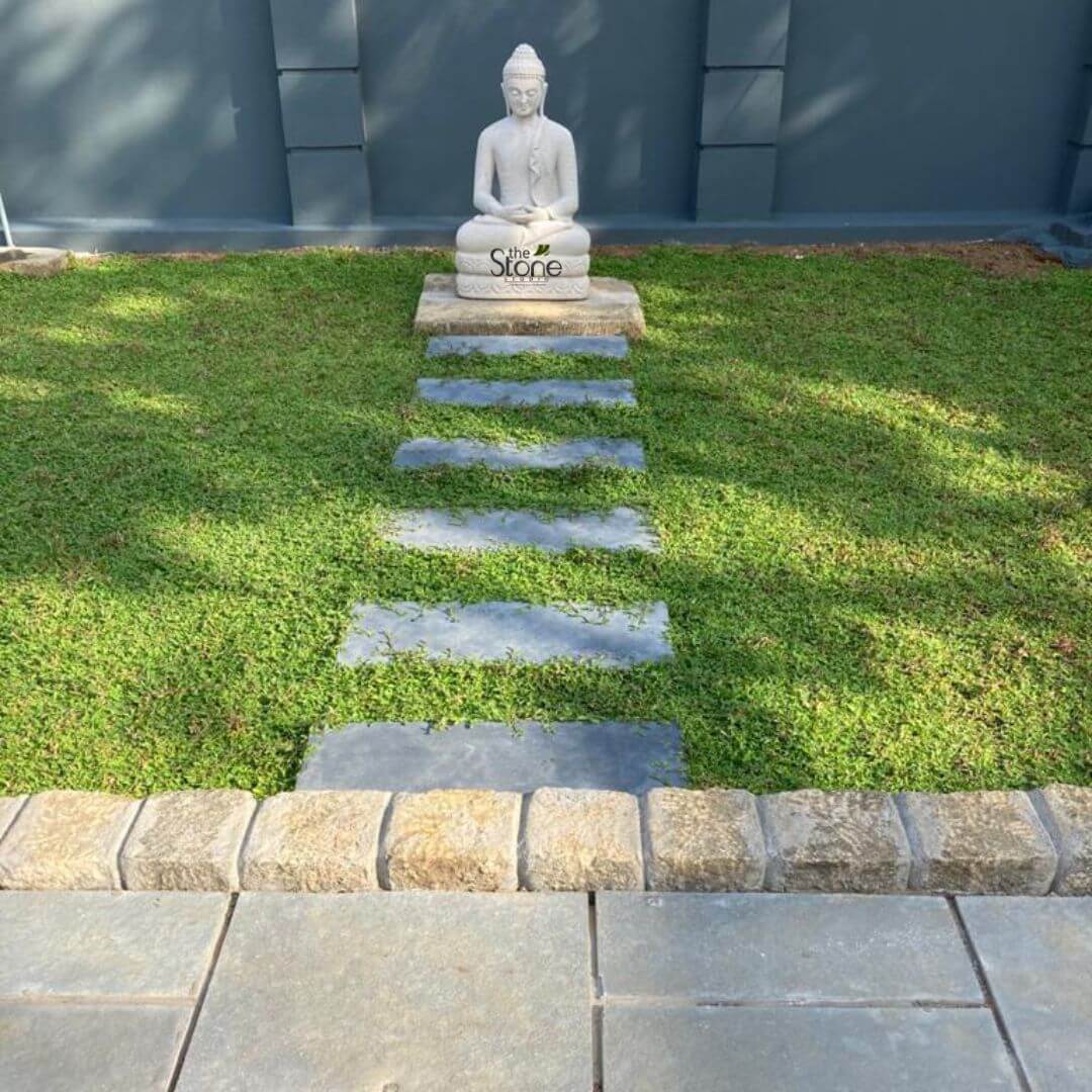 Buddha Statue in Sitting Position 3' 6 white stone buddha placement in Kerala