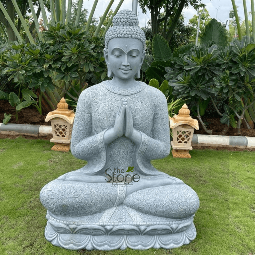 Buddha Resin Statue 5.5ft: Buy Best for Garden - The Stone Studio