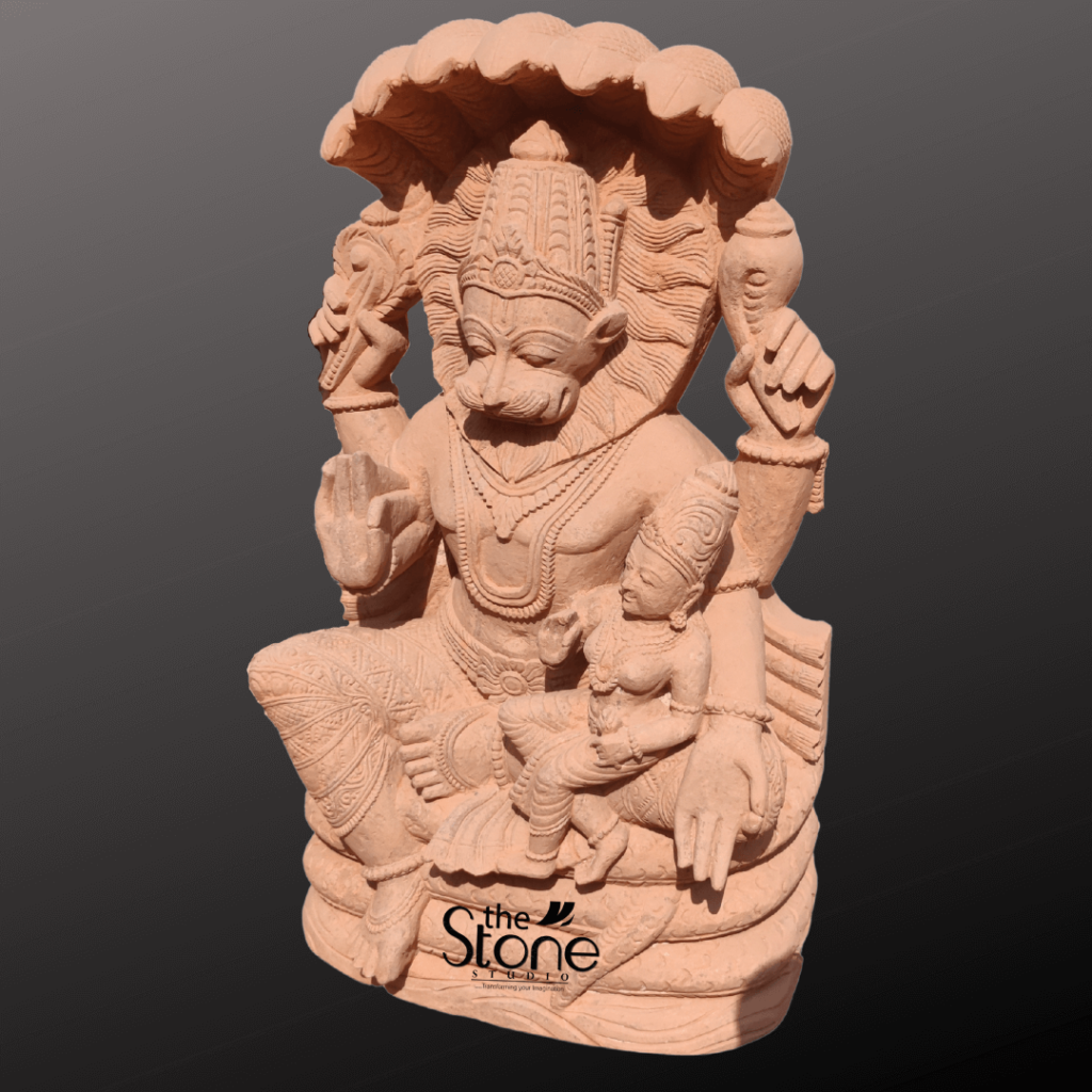 Lakshmi Narasimha Idol 3ft: Buy Best Creation - The Stone Studio
