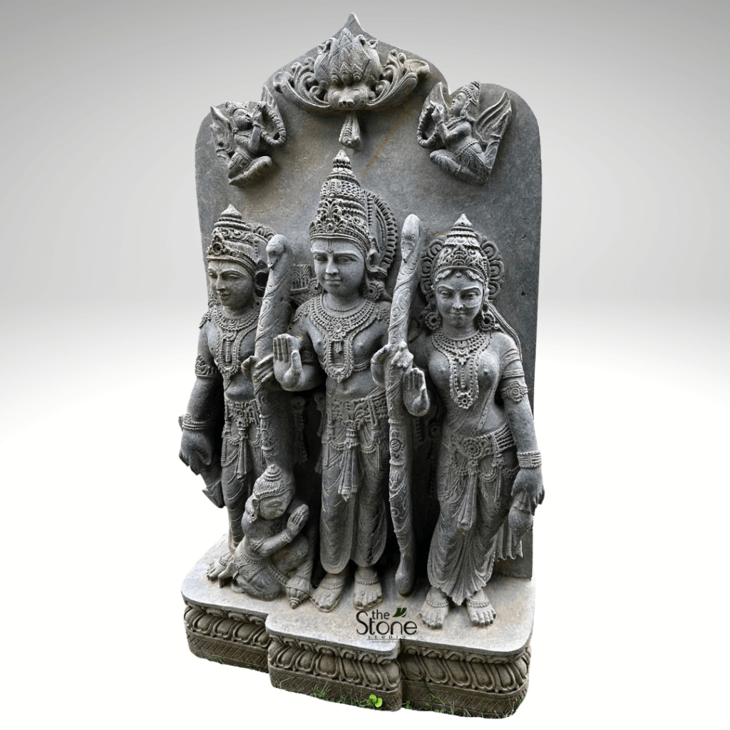 Ram Stone Ram Darbar Stone Statue 5ft: Buy Best Idols - The Stone Studio