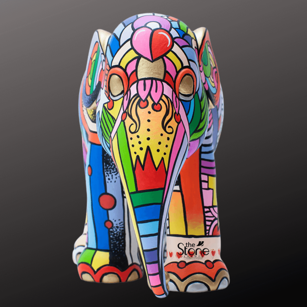 Pop Art Elephant Statue 2ft Buy Best Artwork The Stone Studio