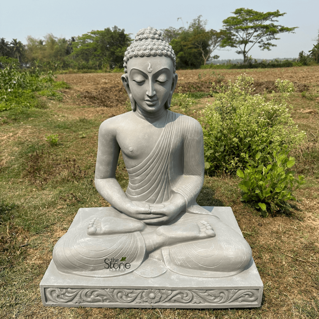 Polyresin Buddha Statue for Home Decor 3ft The Stone Studio