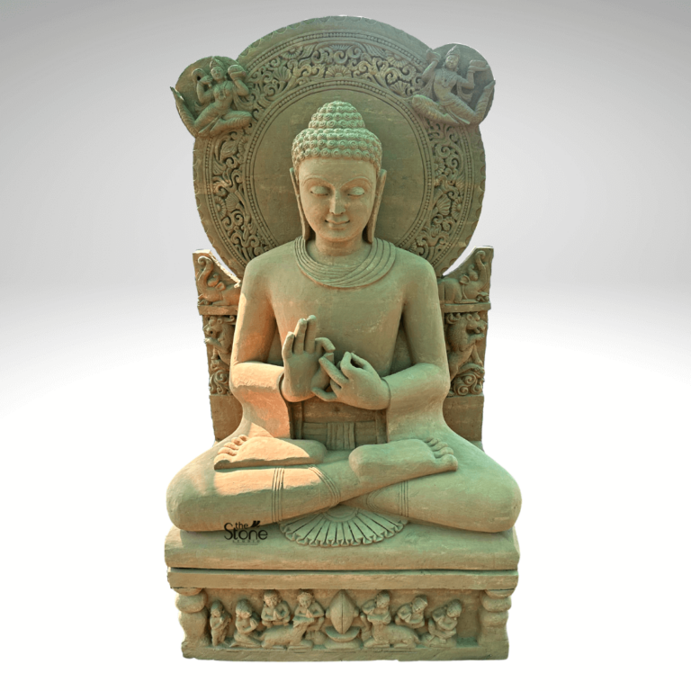 6ft Dharma Chakra Buddha Statue: Buy Best - The Stone Studio