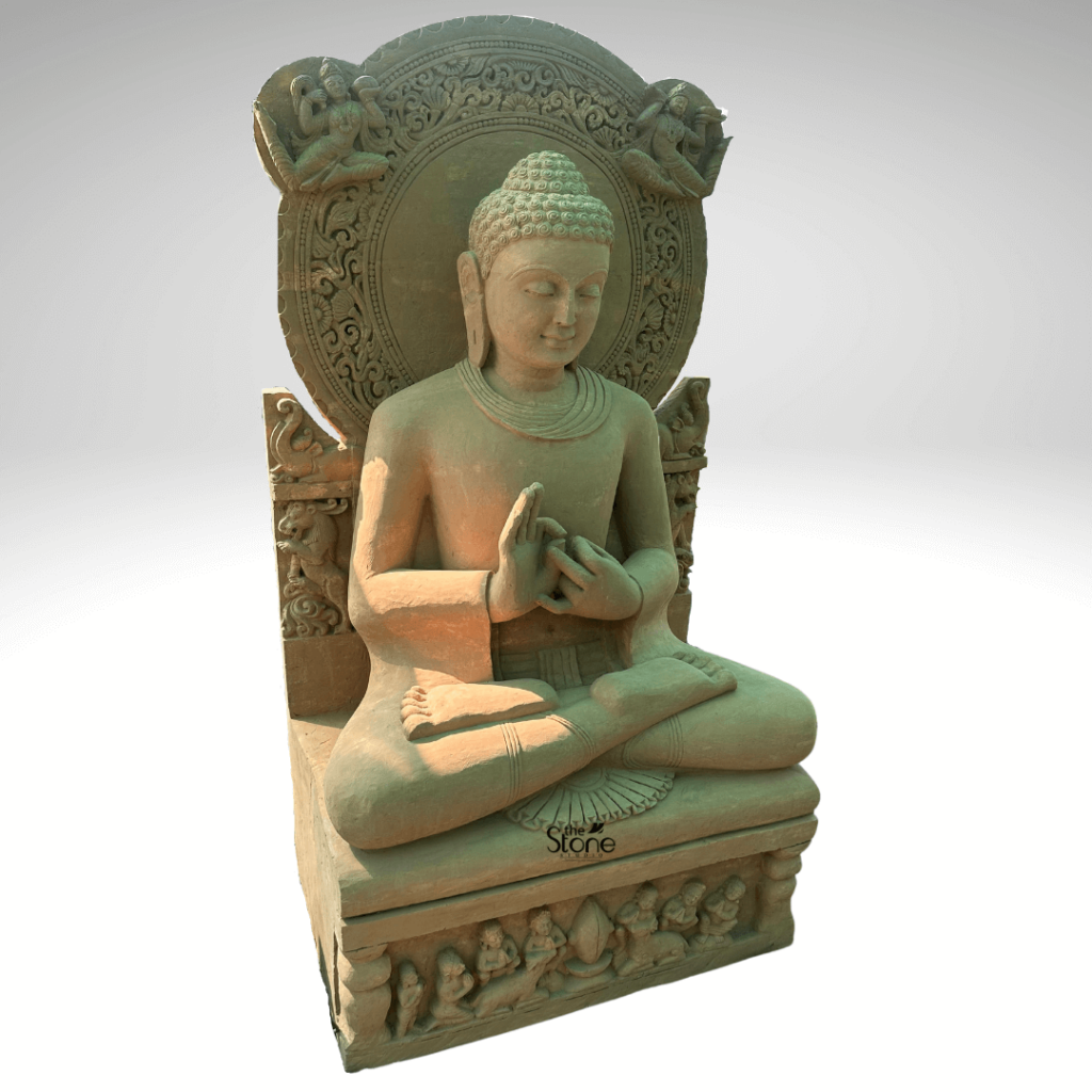6ft Dharma Chakra Buddha Statue: Buy Best - The Stone Studio