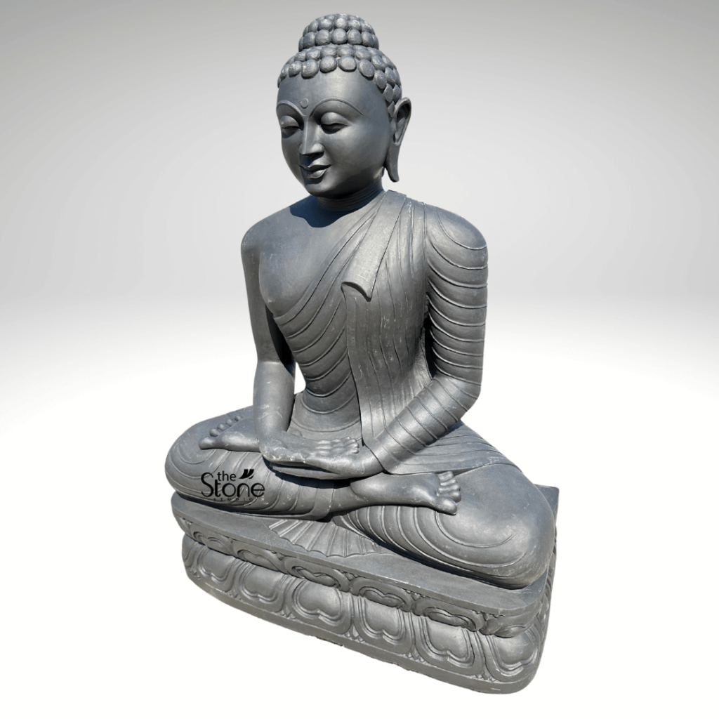Big Buddha Stone Statue 5ft: Buy Best Idol - The Stone Studio