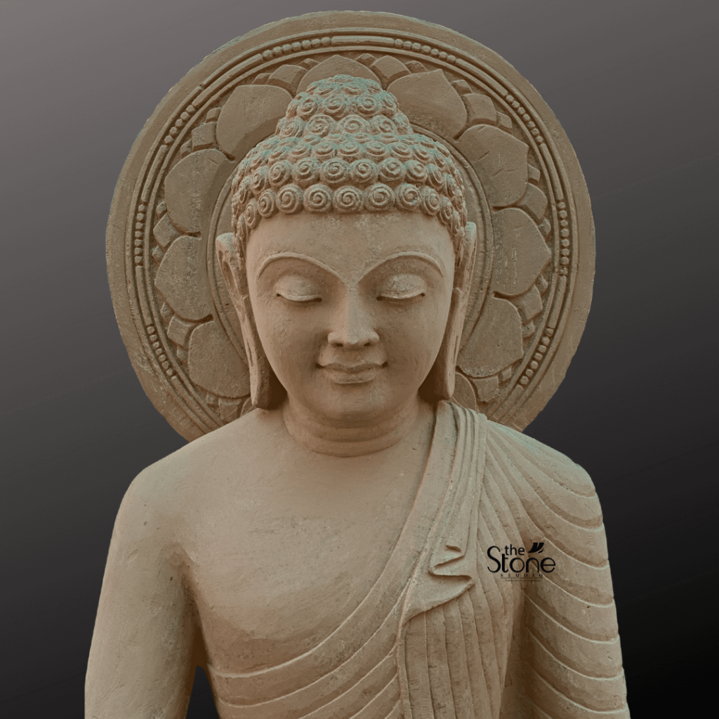 3 feet Bhumisparsha Buddha Statue Buy! The Stone Studio