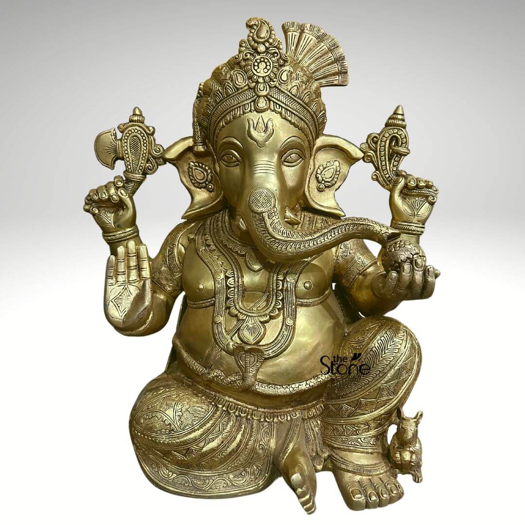 Lord Ganesha Brass Statue 21 Buy Best Idol The Stone Studio Lord Ganesha Brass Statue 21 Buy Best Idol The Stone Studio