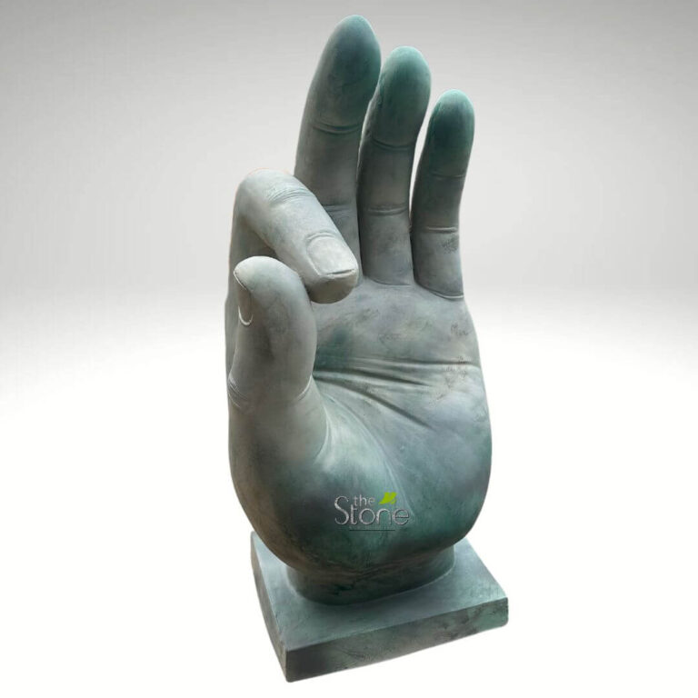 Hand Sculpture 4ft: Buy Unique Garden Decor - The Stone Studio