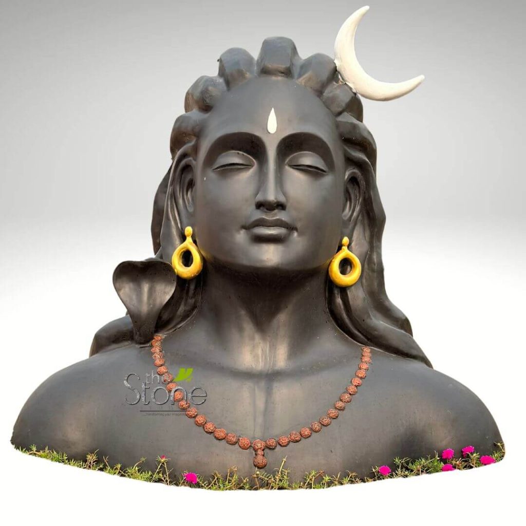 4 feet Adiyogi Statue: Buy Best Sculpture - The Stone Studio
