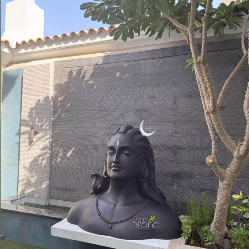 4 feet adiyogi statue placement