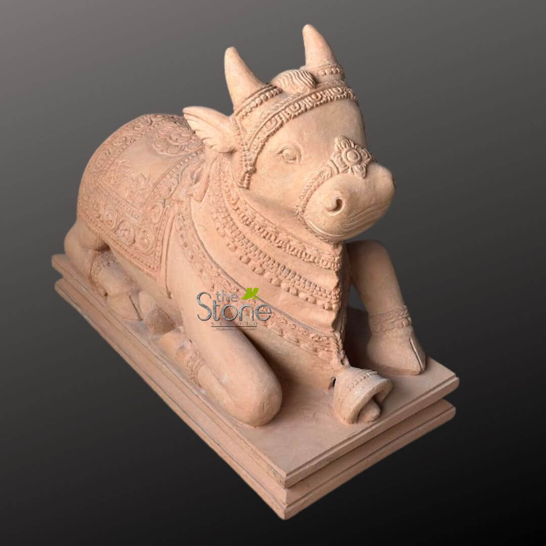 Small Nandi Stone Statue 2ft 6 2 feet Small Nandi Sculpture for garden
