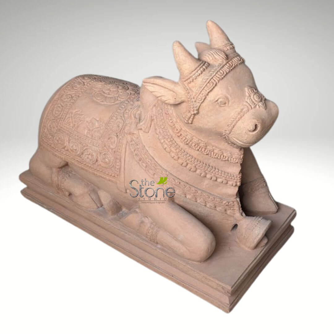 Small Nandi Stone Statue 2ft 5 2 feet Small Nandi Sculpture