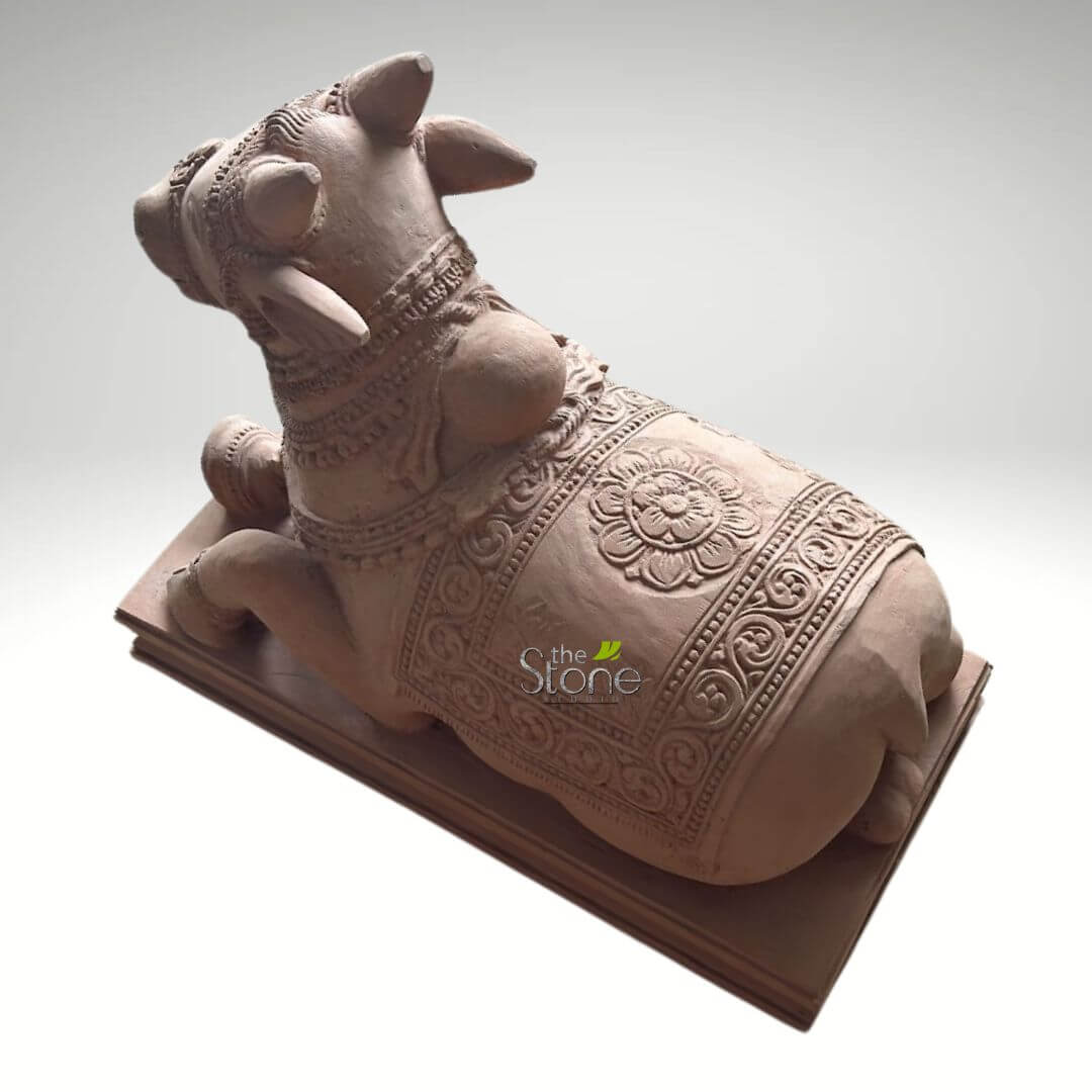 Small Nandi Stone Statue 2ft 4 2 feet Small Nandi Stone Idol