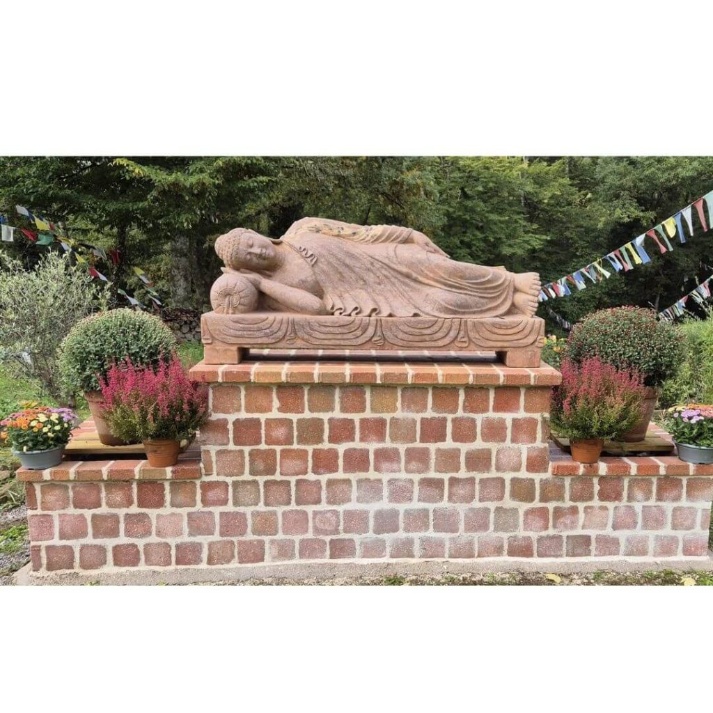 Paramita centre Sleeping Buddha placement