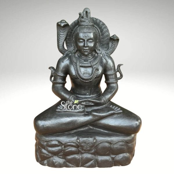 Black Stone Lord Shiva Murti 2ft
